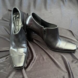 Via Spiga Women's Black Heeled Boots